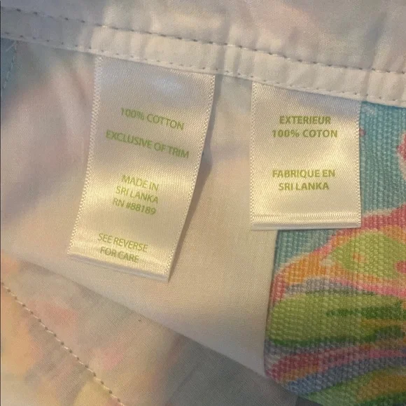 Lilly Pulitzer Blue and Pink The Callahan Short Vibrant Tropical Print Woman 6 - Picture 5 of 7